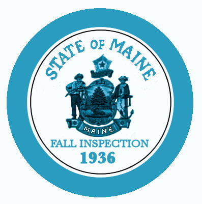 (image for) 1936 Maine FALL Inspection Sticker